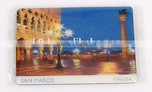Hot Sale 3D Lenticular Printing Tourist Souvenir Fridge magnet
