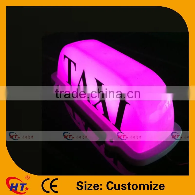 Beautiful taxi led topper sign with CE