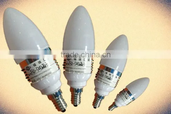 candle shape LED bulb light fixture kit/LED housing