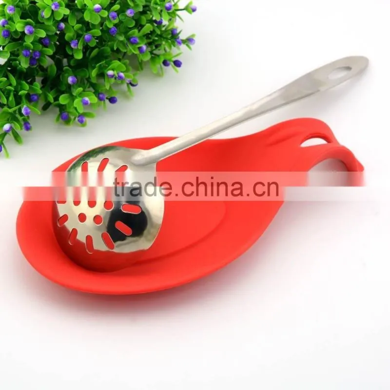 Custom food grade silicone spoon pad for cooking spoon
