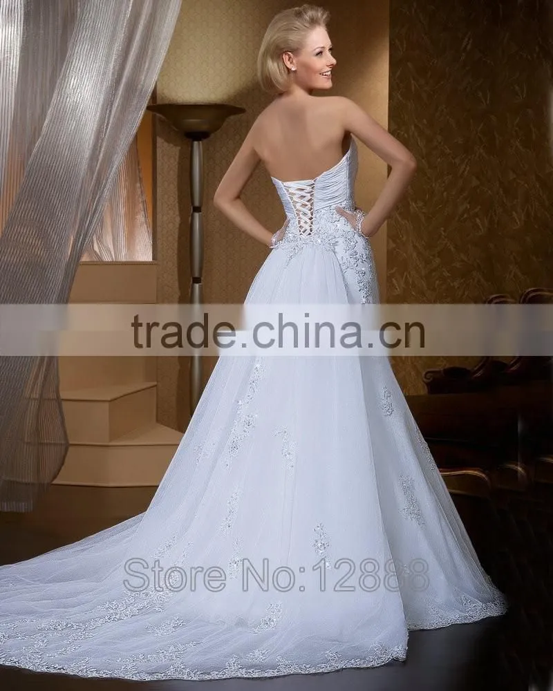 Wedding Dress Detachable Train 2016 New robe