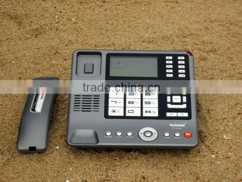Factory direct lcd backlight auto redial desktop wired telephone