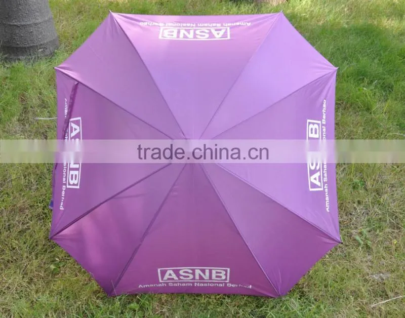 Auto Open High Quality Silver Coated UV Protective Cheap Promotional Custom Stick Umbrella