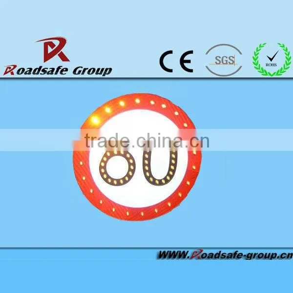 Roadsafe excellent sign solar traffic safety sign