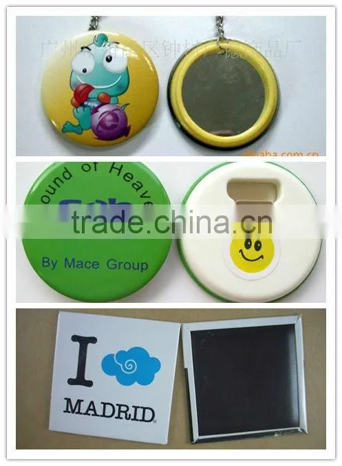 Number button badge for promotional gifts