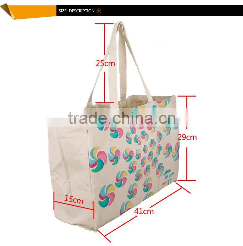 2015 factory wholesale shopping bag handbags cotton bag for mother