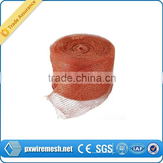 Hot galvanized knitted stainless steel wire mesh made in China