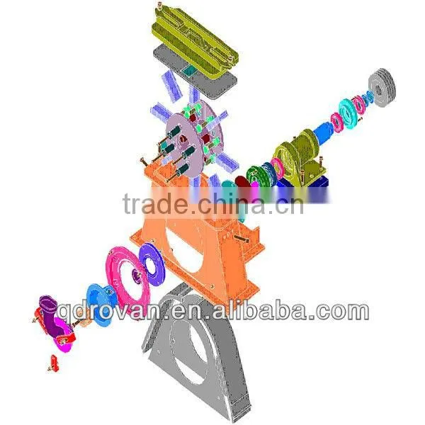 4 Blaster Type Automatic Wire Rod Shot Blasting Machine