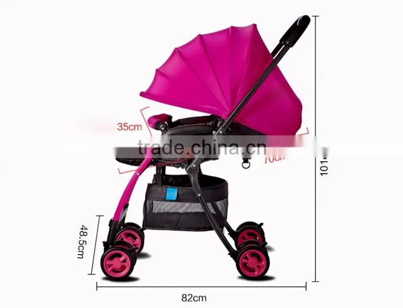 2016 Baby Stroller Pram with light weight.Protable baby pram with EN certificate