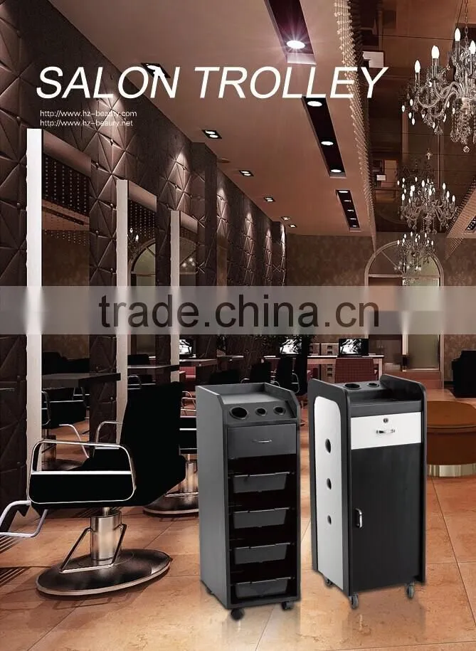2015 hot sale 5 layers Mobile Hair Salon Trolleys