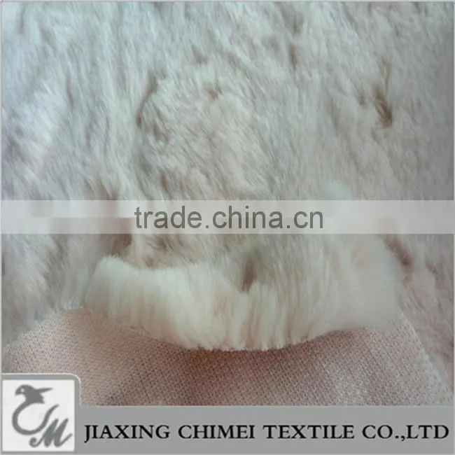 pinck jacquard faux fur embossed faux fur