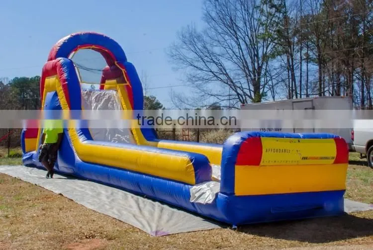 multi colored wet n dry used large water slide for children and adults