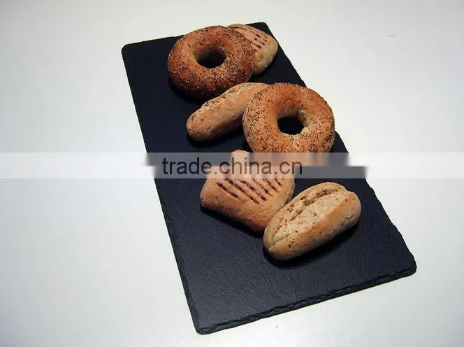 dark black natural slate table runners and place mats