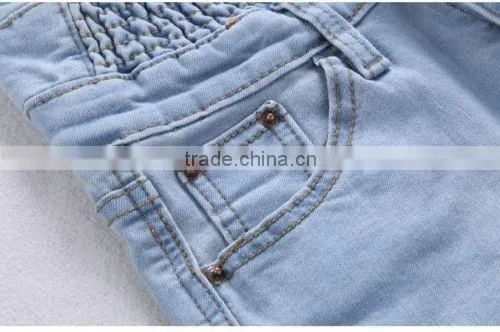 Sexy women blue New High Waist Skinny Denim Jeans Slim Fashion Long Pencil Pants