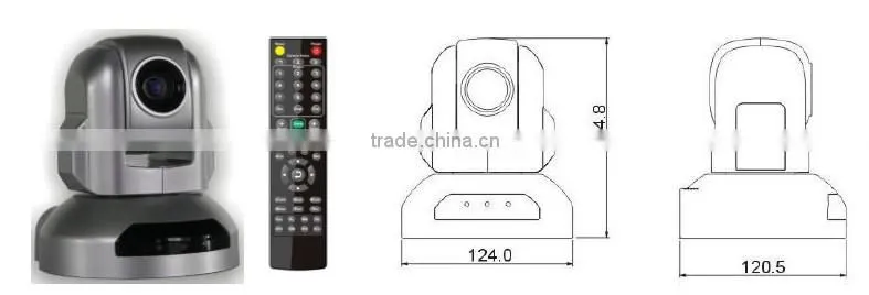Webcam with remote Control video Camera for tele conference room and distance learning