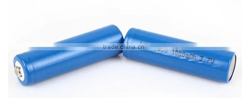 LIR14500 1000mAh 3.7V flat lithium battery