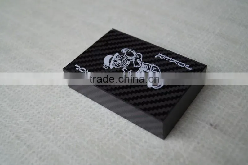 Carbon Fiber Hand Bag/ Wallet, Real Carbon Fiber Black Wallet, 100% All Carbon Fiber Money wallet