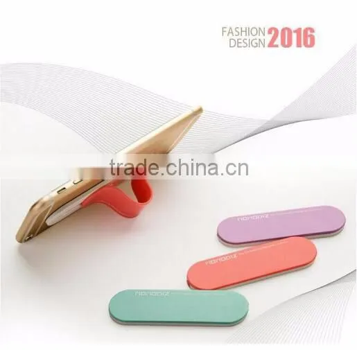 Popular design 3m sticker silicone phone holder /back stick holder