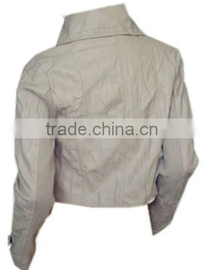 PU JACKET(PU LEATHER JACKET,LEATHER JACKET) FOR WOMEN
