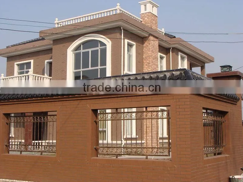 2015 Top-selling galvanized hand forged iron art fence