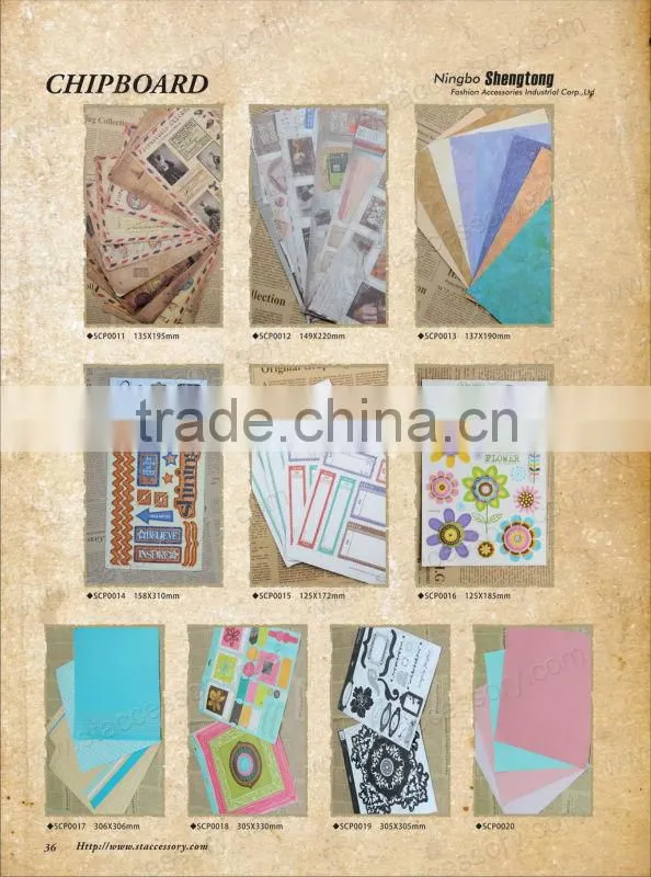 Scrapbook for gift/scrapbooking/Chipboard/craft paper for kid