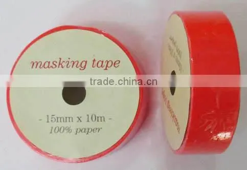 Various design custom crepe paper for masking tape