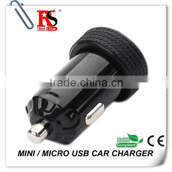 Hot Worldwide Mini Universal Dual USB Port Car Charger For Iphone4/5/PDA
