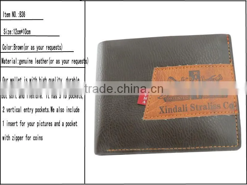 fashion high quality one piece wallet