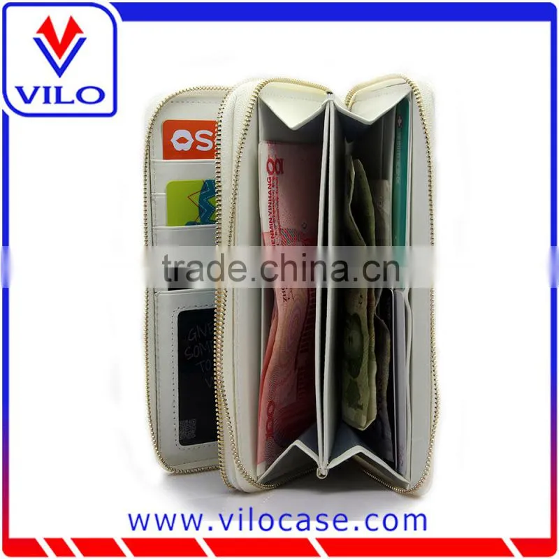 Elegant Women Wallet Purse Colorful Clutch Zip Case Lady's Long Handbag
