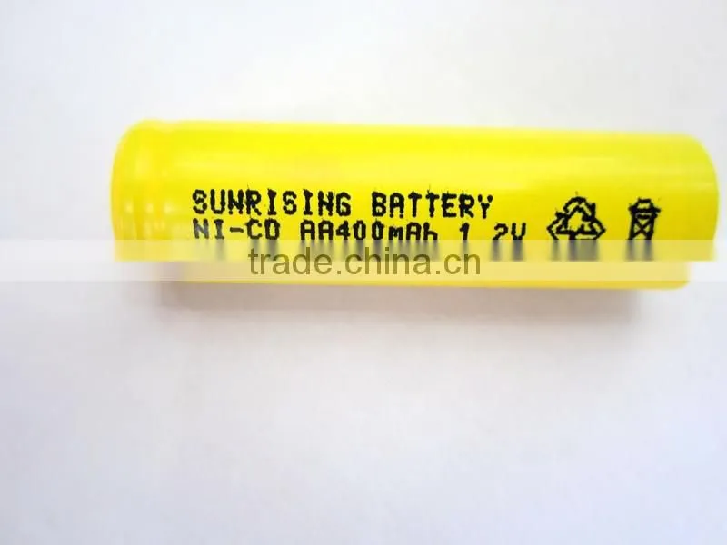 NI-CD AA400mAh 1.2v rechargeable battery