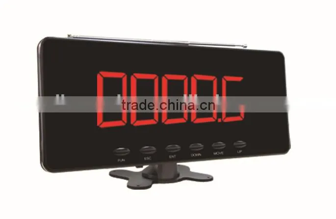 Simple Display Receiver Wireless Queue System Case For Restaurant