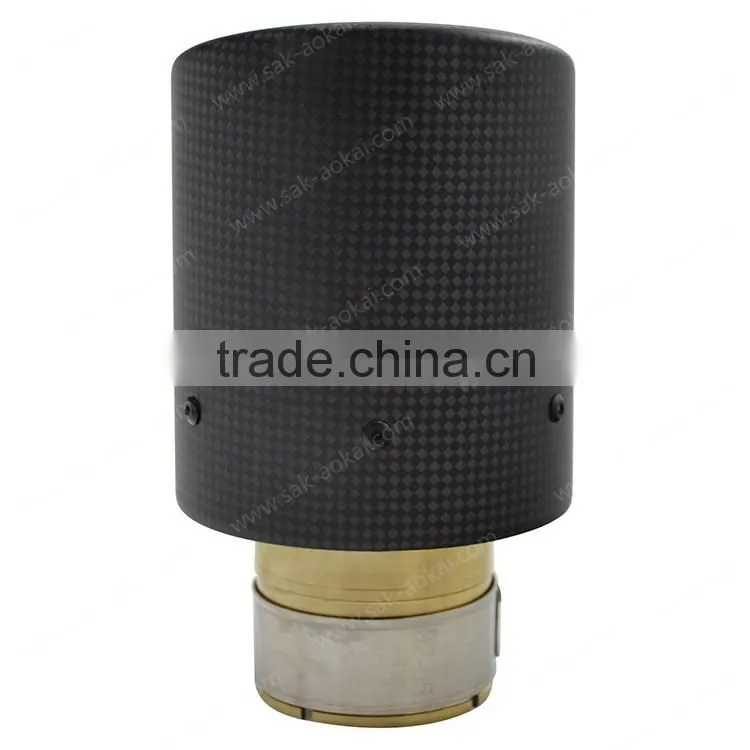 carbon fibre muffler tip stainless steel exhaust tip