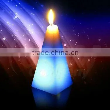 led candles with real flame/led wax candle