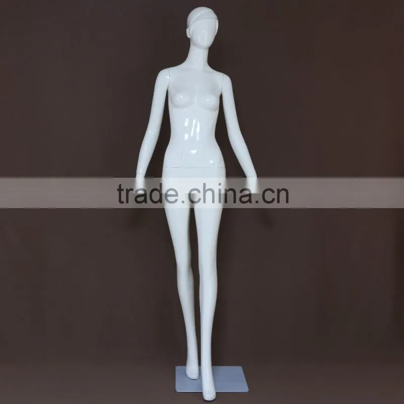 Attractive full body white chrome mannequins female mannequin wholesale