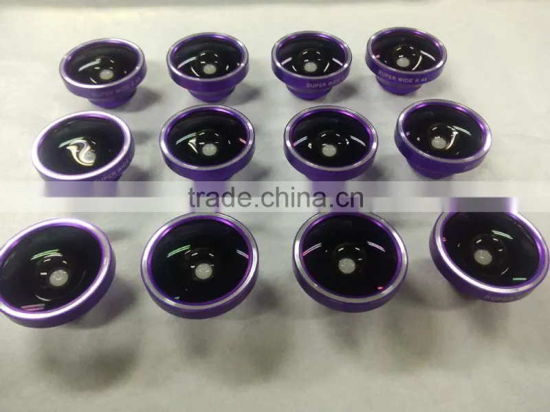 High Quality Universal Clip-on 0.4x Super Wide Angle Mobile Phone Lens