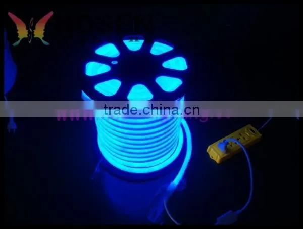 2014 high quality led flexible rainbow led neon light with colo jacket