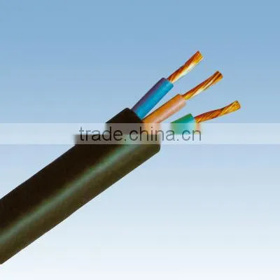 VDE approved 450/750 H07RN-F rubber cable