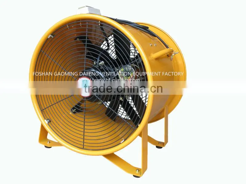 Orange 16 inch portable axial ventilation fans 380v