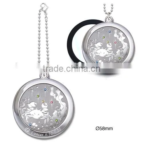 The Zodiac scrpio hand mirror craft pocket decorative craft hobby craft mirror