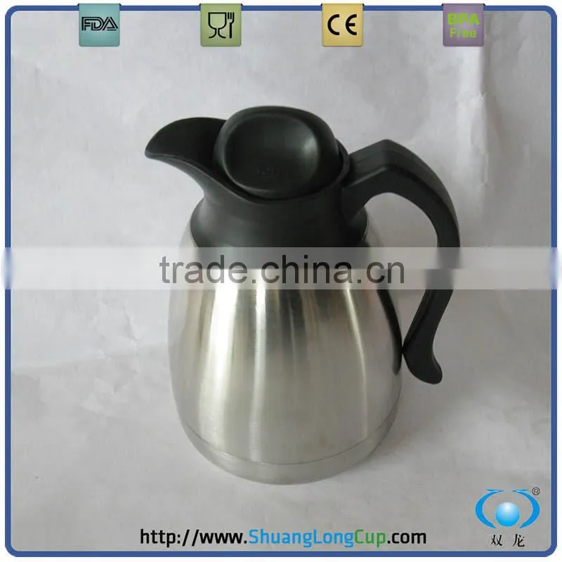 High quality double wall coffee pot