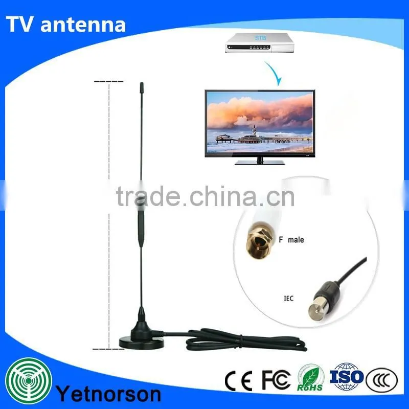 12dbi magnetic indoor hdtv Antenna auto cable hdtv dvb-t antenna for 470 862 MHz