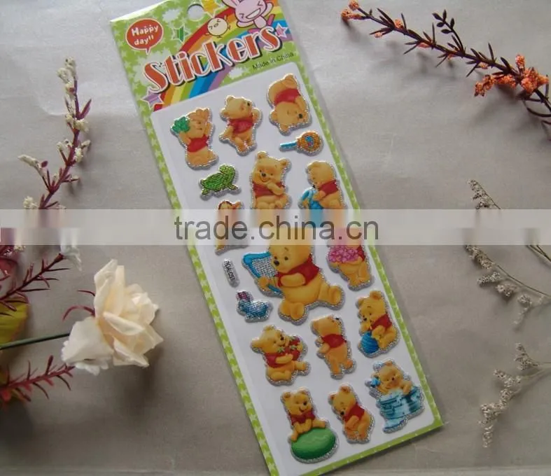 interesting room decoration sticker,puffy sticker,kids gift 3d foam sticker