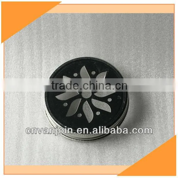 Wholesale 70mm Silver Metal Daisy Straw Lid