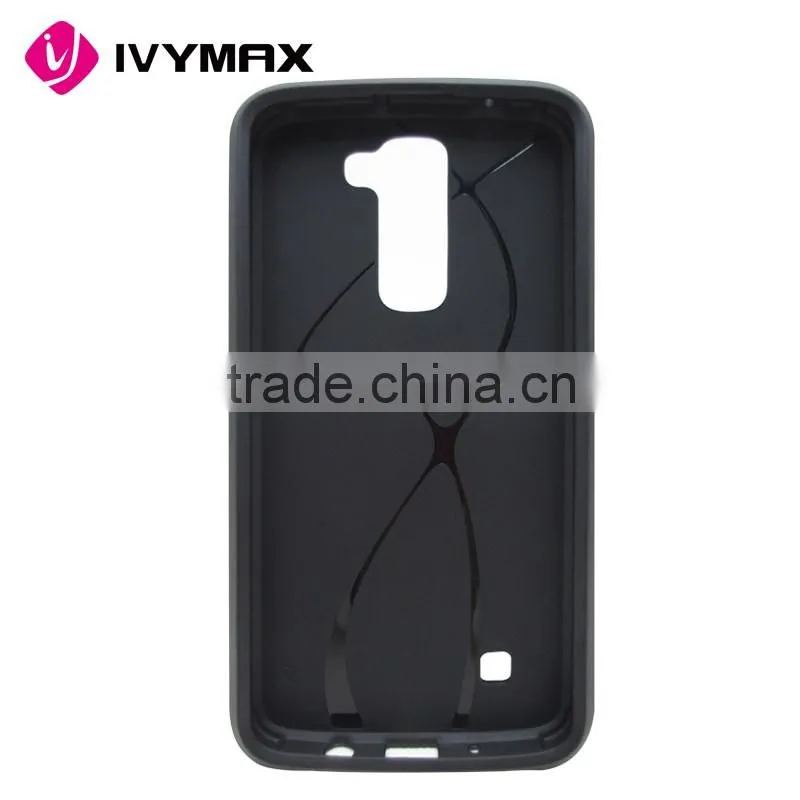 2016 Alibaba wholesale cheap factory price hybrid combo armor mobile phone case for LG K7/MS330 (MetroPCS)/ LG Tribute 5 LS675