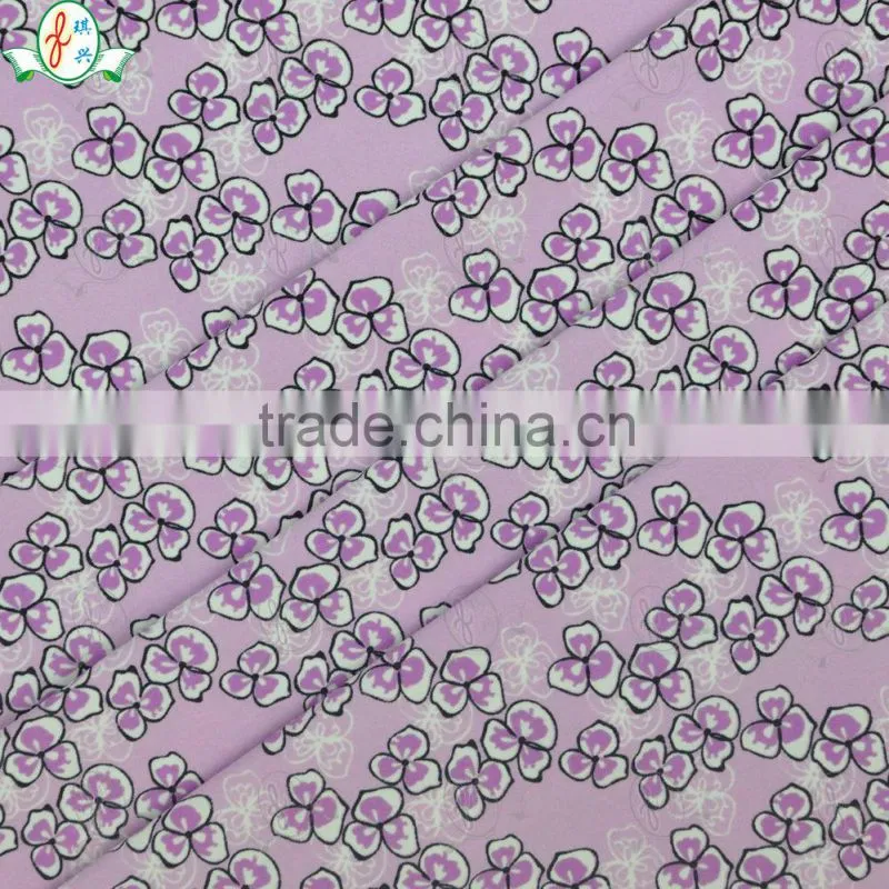 4 Way Stretch Printed Fabric Polyamide Elastane Pretty Flower Underwear Fabric Elastic Fashion Underwear Fabric