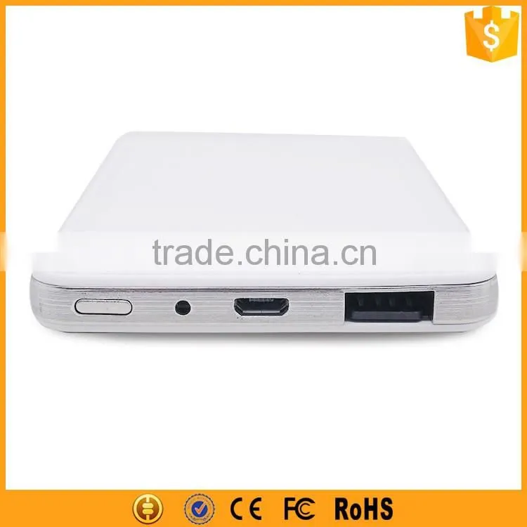 Factory Wholesale Real Full 3000mAh Power Bank Leather Power Bank