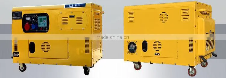 China portable silent 10kva genset made by Huanquan power
