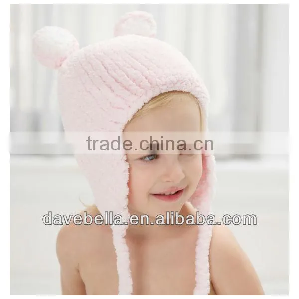 DB315-N dave bella autumn winter baby hat caps newborn hat baby earflat caps