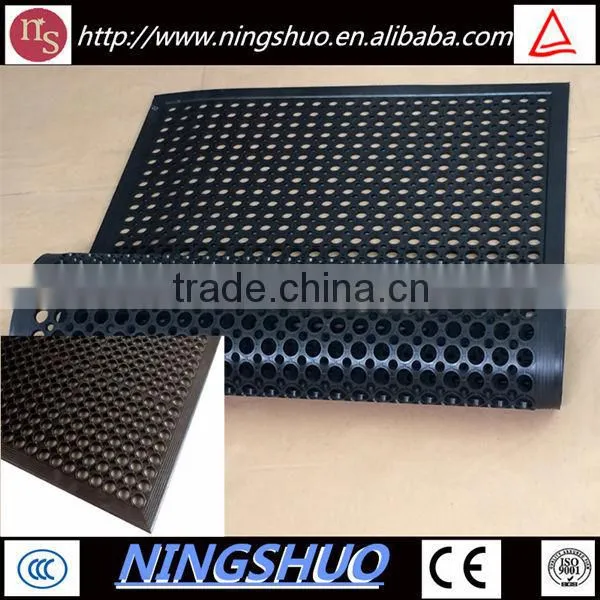 China industry of anti slip anti fatigue kitchen heat resistant rubber mat