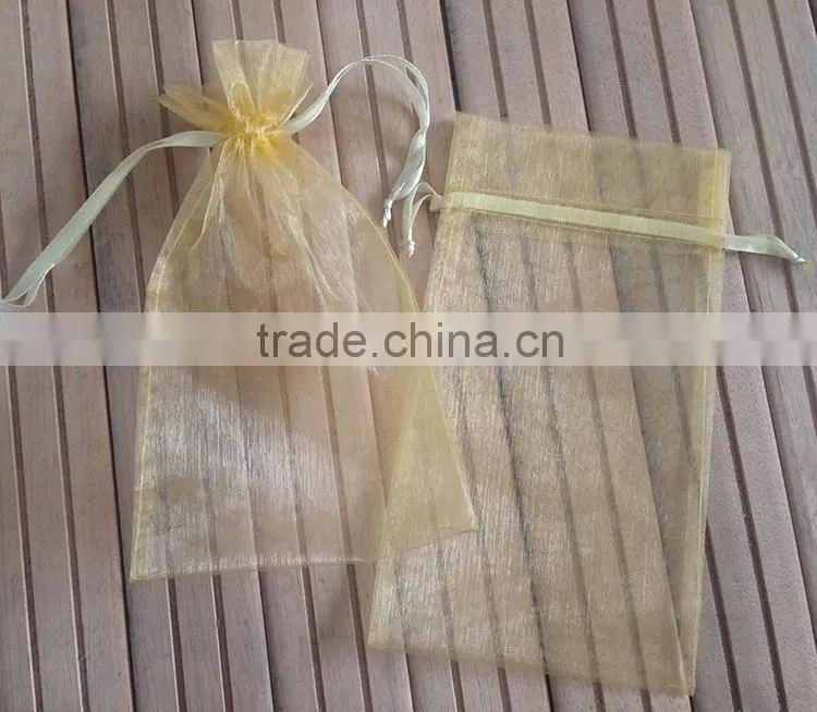 promotional organza gift bag with satin drawstring